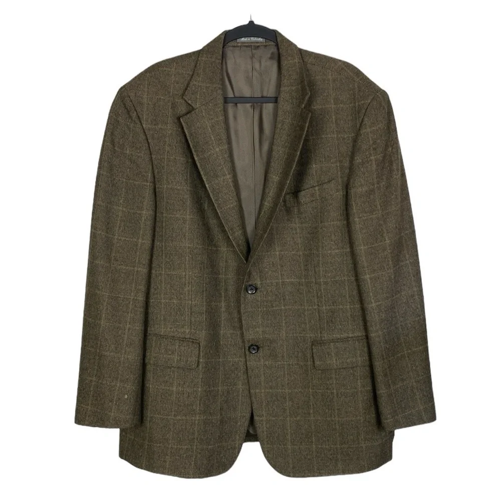 Oscar de la renta plaid blazer